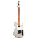 Grote Solid Electric Guitar GR-Modern-T Metallic Finish Poplar Body Roasted Maple Neck Stainless Steel Frets with Gigbag