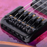 Volgoa GTWT-01 6-String Headless Electric Guitar Flame Maple Maple Neck