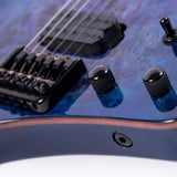 Volgoa GTWT-01 6-String Headless Electric Guitar Flame Maple Maple Neck