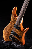 Volgoa GTWT-01 6-String Headless Electric Guitar Flame Maple Maple Neck