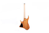 Volgoa GTWT-01 6-String Headless Electric Guitar Flame Maple Maple Neck