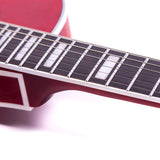 Grote LPF-002 Semi-Hollow Body Electric Guitar Matte Finished with Gigbag