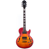 Grote LPF-002 Semi-Hollow Body Electric Guitar Matte Finished with Gigbag