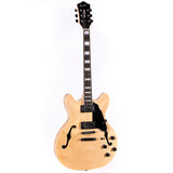 GROTE BRAND Semi-Hollow Body Electric Guitar Natural Color GRWB-NA35