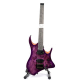 Grote Headless Electric Guitar Mahogany Body Maple Neck Lightweight guitar with Gigbag GRHL-004