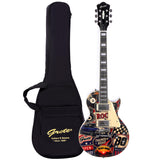 Grote Electric Guitar Solid Body LPYS-007 Maple Neck Ideal for All Levels with Gigbag