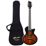 Grote LP VANTAGE‑7 Semi-Hollow Electric Guitar Flame Veneer Body