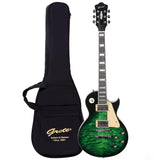 Grote Electric Guitar Solid Body LPYS-007 Maple Neck Ideal for All Levels with Gigbag