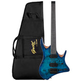 Grote Headless Electric Guitar Mahogany Body Maple Neck Lightweight guitar with Gigbag GRHL-004