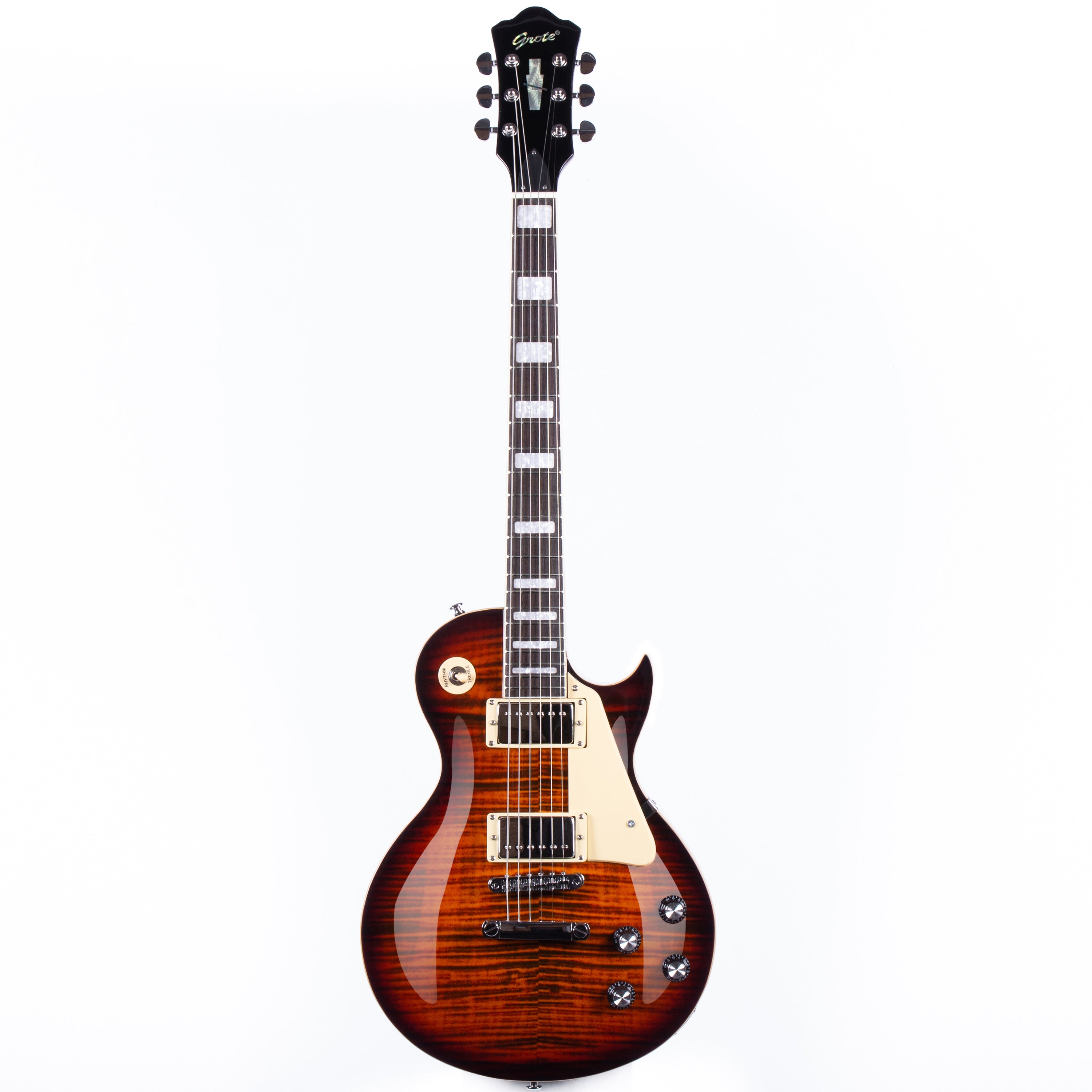 ギター GROTE Red LP Style Guitar Amazon.com: GROTE Guitar Solid Body Electric Guitar with