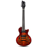 Grote LP VANTAGE‑7 Semi-Hollow Electric Guitar Flame Veneer Body