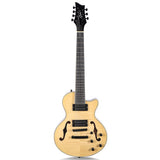 Grote LP VANTAGE‑7 Semi-Hollow Electric Guitar Flame Veneer Body