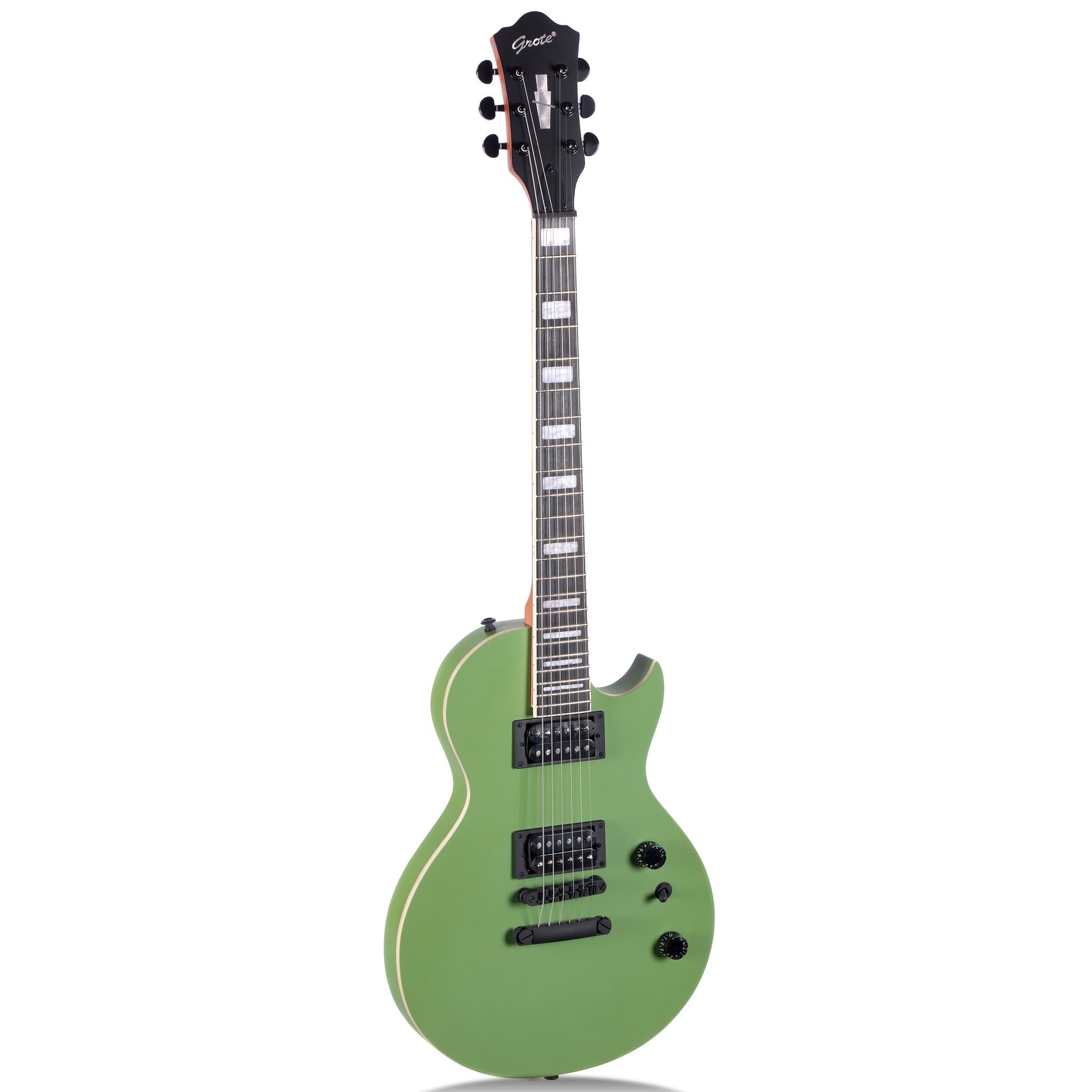ギター GROTE Green LP Style llic Paints Sol