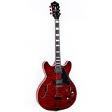Grote Semi-Hollow Body Electric Guitar Thinline Arched-top Coils Splitting GYS-35