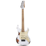 Grote Solid Electric Guitar Relic Finish Basswood Body Maple Neck GSTR-04
