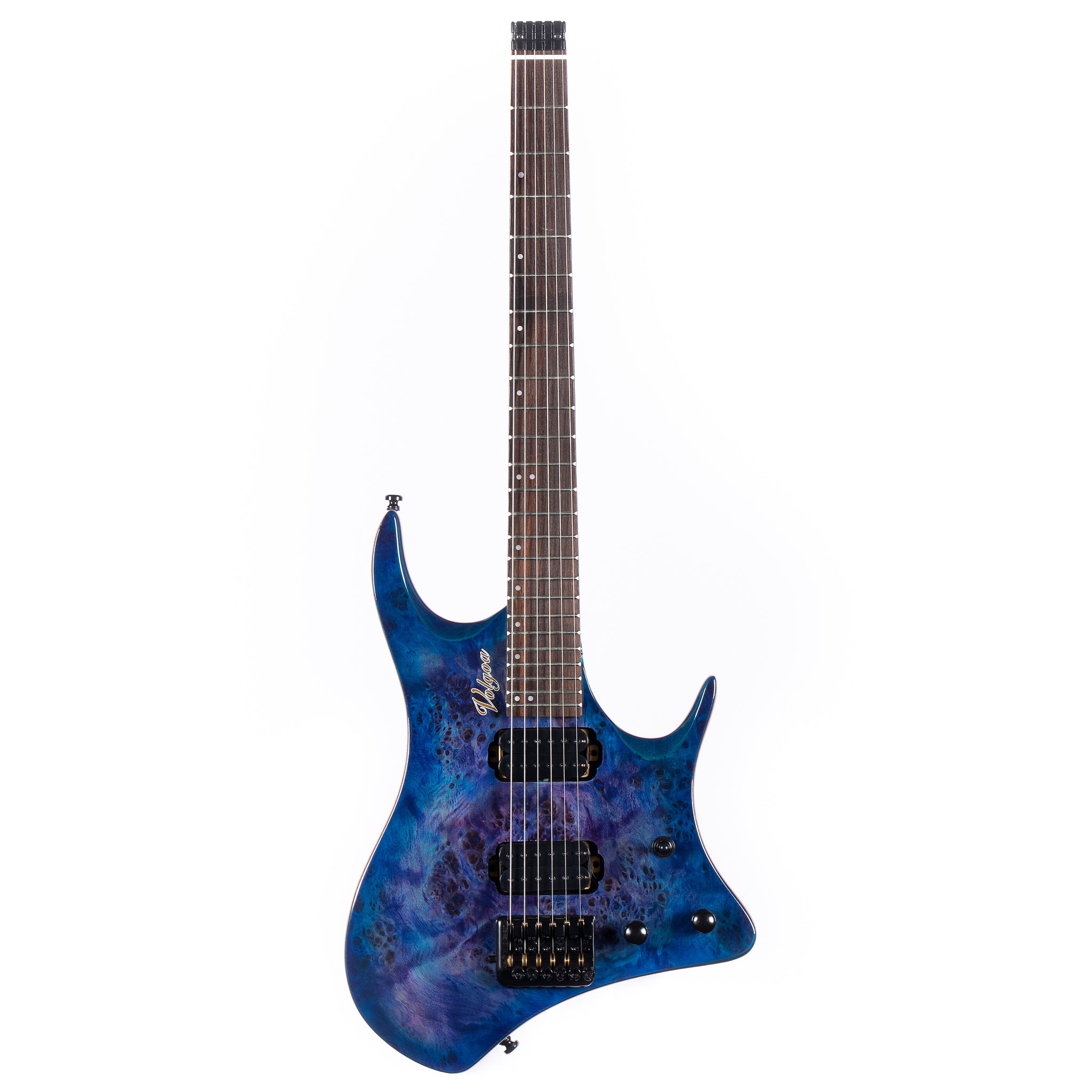 Volgoa GTWT-01 6-String Headless Electric Guitar Flame Maple