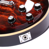 Grote Electric Guitar Solid Body LPYS-007 Maple Neck Ideal for All Levels with Gigbag