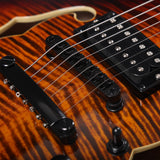 Grote LP VANTAGE‑7 Semi-Hollow Electric Guitar Flame Veneer Body