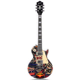 Grote Electric Guitar Solid Body LPYS-007 Maple Neck Ideal for All Levels with Gigbag