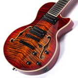 Grote LP VANTAGE‑7 Semi-Hollow Electric Guitar Flame Veneer Body