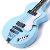Grote Hollow Body Electric Single-cutaway Bass Guitar Vintage Style Bass with Dual Humbucker Pickups, Professional 4 String Bass for Beginners and Adults