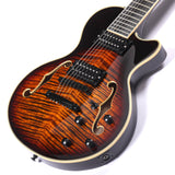 Grote LP VANTAGE‑7 Semi-Hollow Electric Guitar Flame Veneer Body