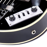 Grote GR-VBB Violin Shaped Electric Bass Semi-Hollow Basswood Flame Maple Top 4 String Bass Guitar