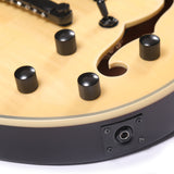 Grote LP VANTAGE‑7 Semi-Hollow Electric Guitar Flame Veneer Body
