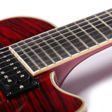 Grote LP VANTAGE‑7 Semi-Hollow Electric Guitar Flame Veneer Body