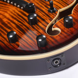 Grote LP VANTAGE‑7 Semi-Hollow Electric Guitar Flame Veneer Body