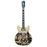 Grote Full Scale Electric Guitar Semi-Hollow Body Guitar Stainless Steel Frets (66 Route)