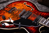 Grote Semi-Hollow Body Electric Guitar Thinline Arched-top Coils Splitting With Gigbag GYS-35