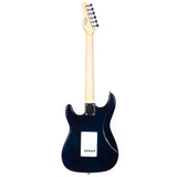 Grote Electric Guitar ST Style Full-Size Printed Pawlonia Solid Body Canadian Maple Neck Chrome Hardware (Red/Brown/Blue/Purple)