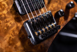 Volgoa GTWT-01 6-String Headless Electric Guitar Flame Maple Maple Neck