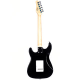 Grote Electric Guitar ST Style Full-Size Gloss Pawlonia Solid Body Canadian Maple Neck Chrome Hardware with Gigbag Picks (Red/Blue/Black/VS/3TS)