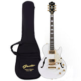 Grote LPF-001 Semi-Hollow Body Electric Guitar Coils Splitting with Gigbag