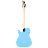 Grote Electric Guitar Semi-Hollow Body Single F-Hole   Gloss Pain Tele Style Guitar Full-Size Basswood with Canadia Maple neck Chrome Hardware Picks