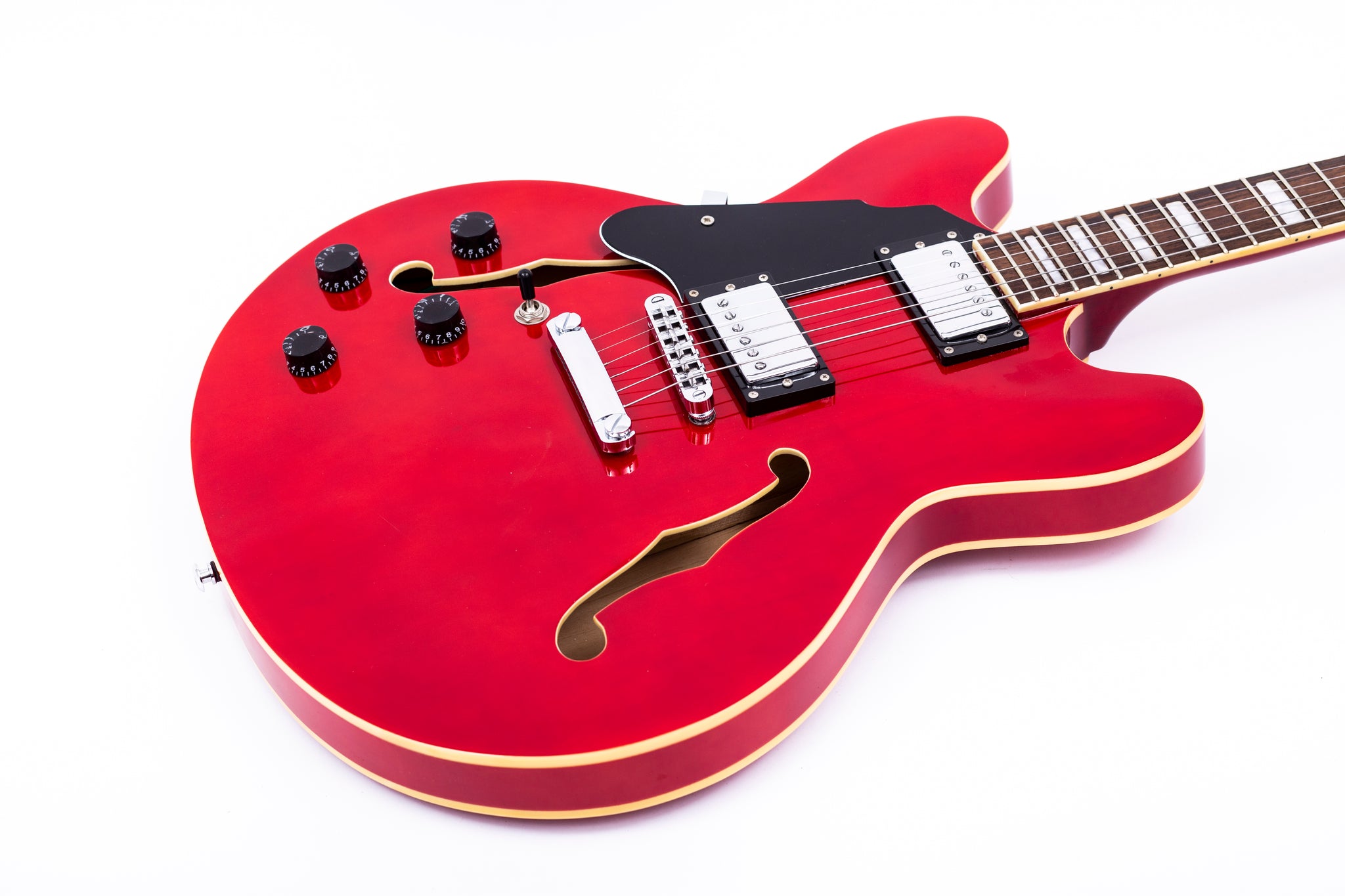 GROTE Semi-Hollow Body Left-Handed Electric Guitar – Grote Guitar