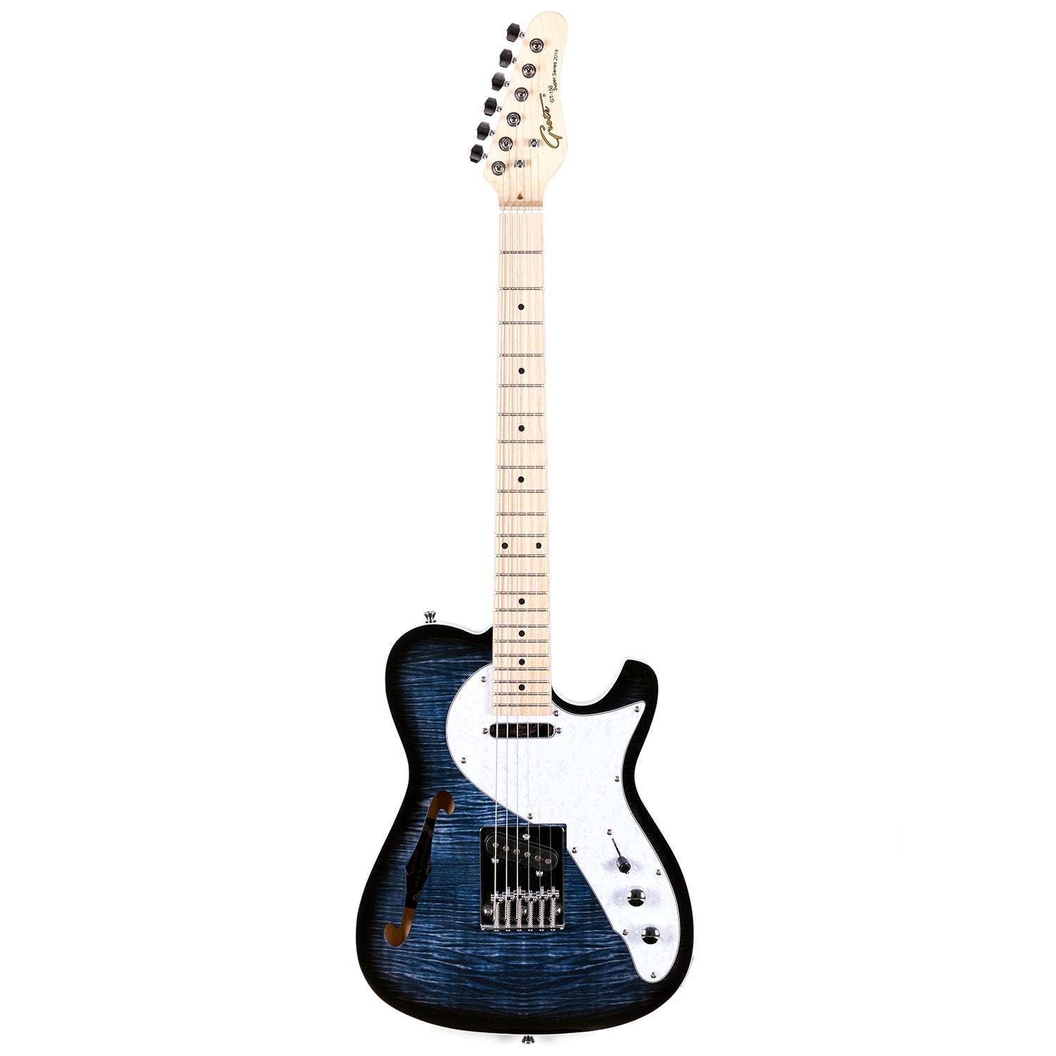 Vær modløs foretrækkes Abe Grote Electric Guitar Semi-Hollow Body Single F-Hole Tele Style Guitar –  Grote Guitar