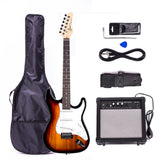 Grote Electric Guitar 39 inch Starter beginner kits Full Size Case 20W Amp Strap Picks Tremolo Bar
