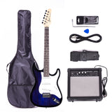 Grote Electric Guitar 39 inch Starter beginner kits Full Size Case 20W Amp Strap Picks Tremolo Bar