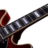 Grote Semi-Hollow Body Electric Guitar Thinline Arched-top Coils Splitting With Gigbag GYS-35