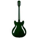 Grote Semi-Hollow Body Electric Guitar Thinline Arched-top Coils Splitting With Gigbag GYS-35