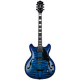 Grote Semi-Hollow Body Electric Guitar Thinline Arched-top Coils Splitting With Gigbag GYS-35