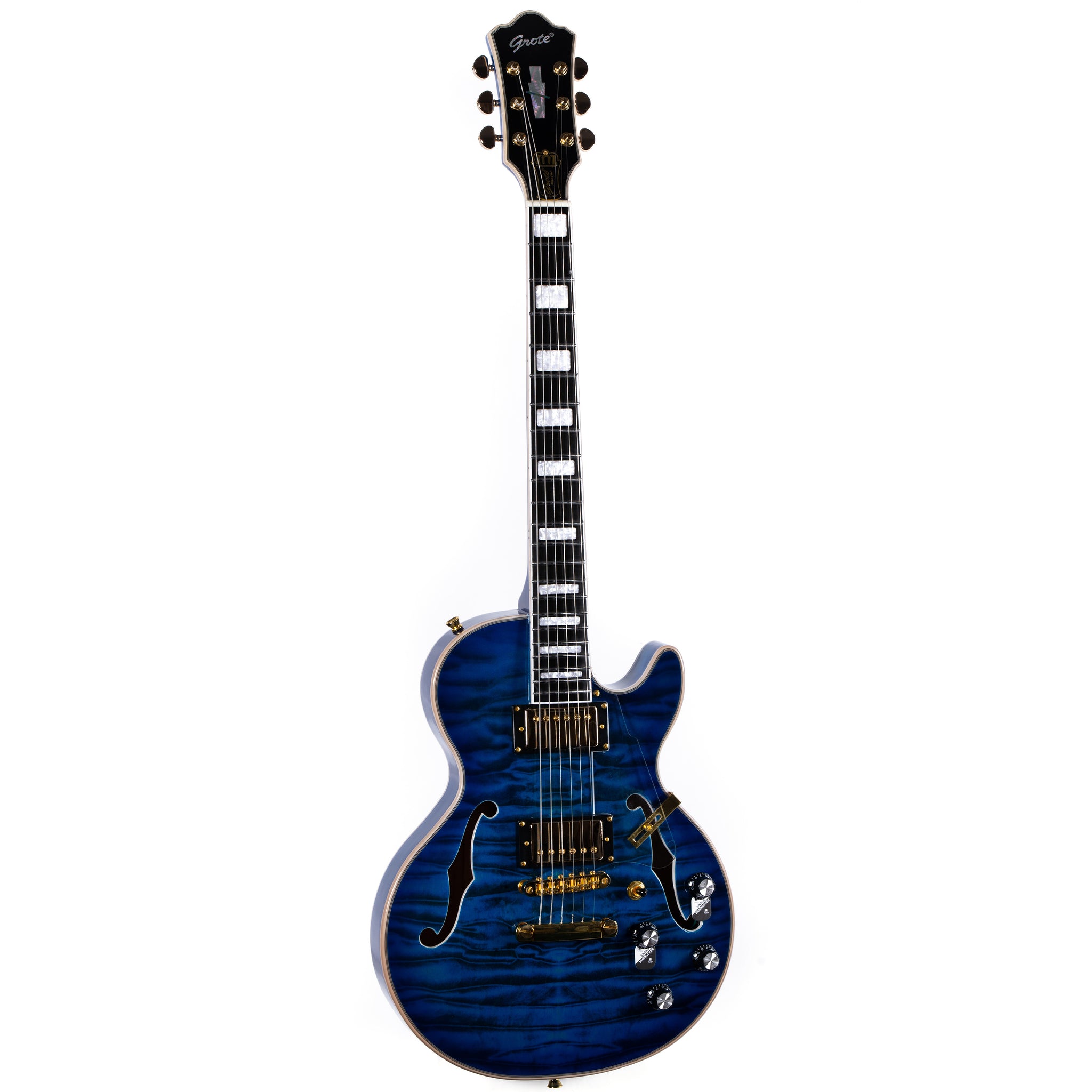 Grote LPF-001 Semi-Hollow Body Electric Guitar Coils