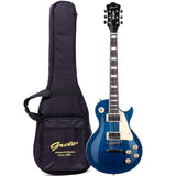 GROTE Guitar LP Style Metallic Paints Solid Body Electric Guitar with Gigbag Picks(Red/Yellow/Green/Blue))