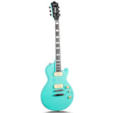 Grote LPS-023 Matte Finished Electric Guitar with P-90 Pickups- LP Style Mahogany Solid Body Guitar