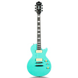 Grote LPS-023 Matte Finished Electric Guitar with P-90 Pickups- LP Style Mahogany Solid Body Guitar
