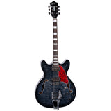 GROTE 335 style Jazz Electric Guitar with Bigsby Semi-Hollow Body