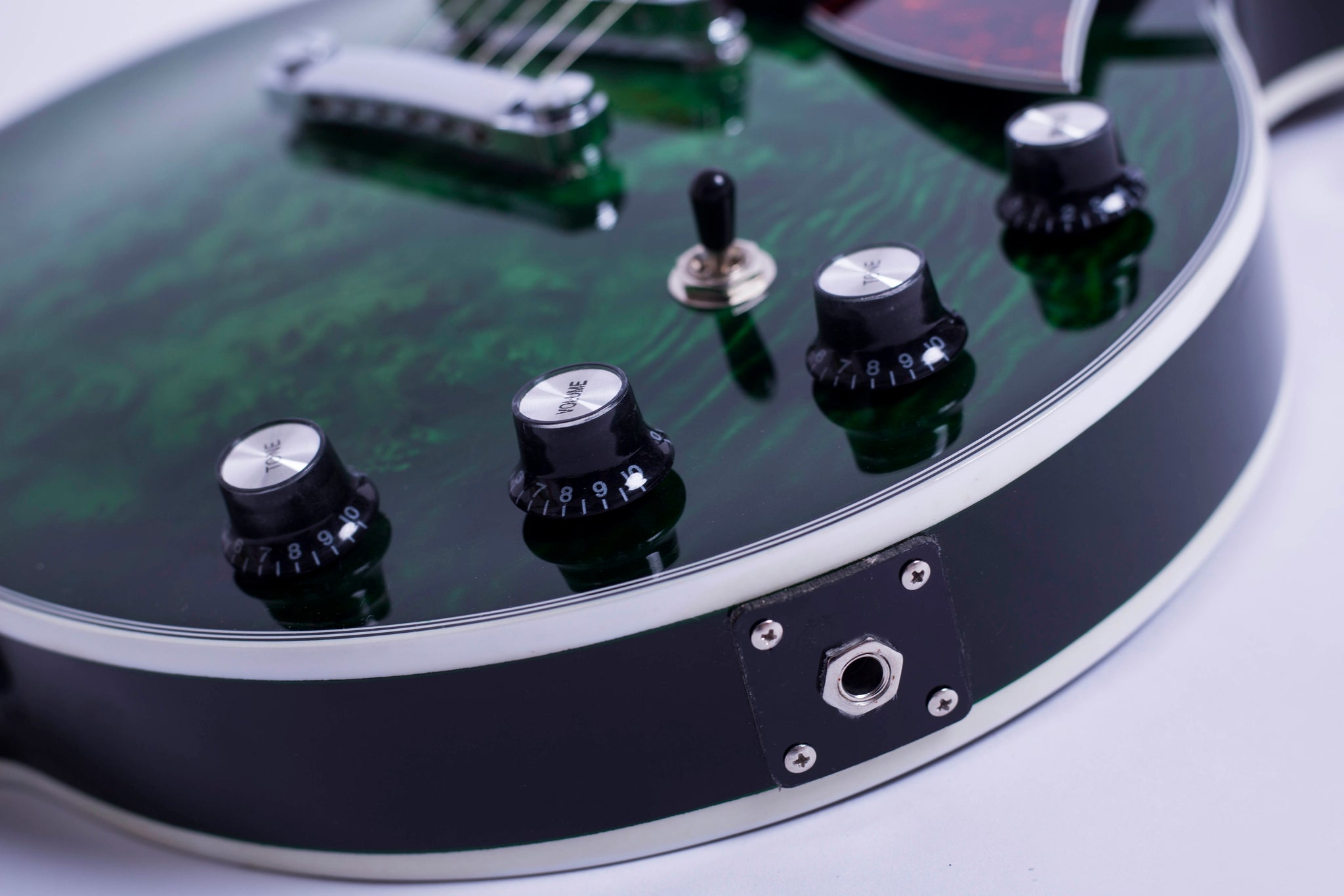 ギター GROTE Green LP Style llic Paints Sol GROTE Green LP Style Solid Body Electric Guitar LP-O2
